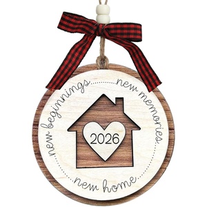 House Warming Gifts for New Home, 2026 Christmas Ornament New Home Essentials Housewariming Decor Gift Hanging Indoor Outdoor Decoration Stocking Stuffers for Teens(2026 New Home)