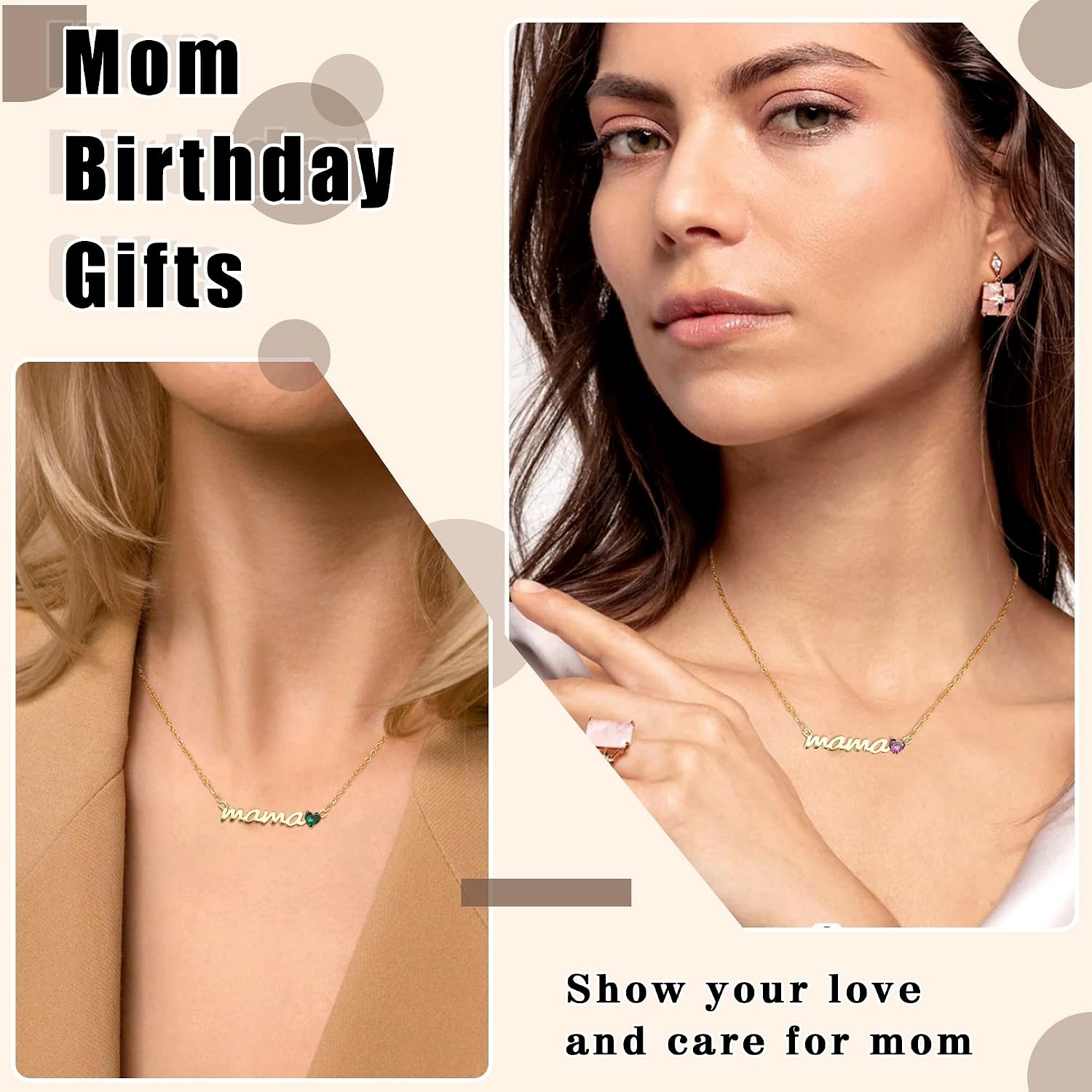 image:imageBtysun Birthday Gifts for Mom Birthstone Necklace for Mom 14K Gold Plated Mama Necklace Trendy Stocking Stuffers for Her Christmas Brithday Jewelry Gifts for Moms Mothers Mother in Law01JanGarnet