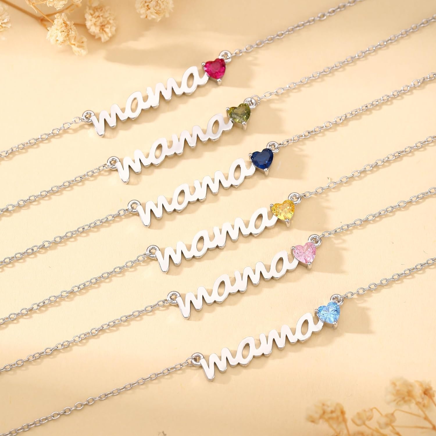 image:imageBtysun Birthday Gifts for Mom Birthstone Necklace for Mom 14K Gold Plated Mama Necklace Trendy Stocking Stuffers for Her Christmas Brithday Jewelry Gifts for Moms Mothers Mother in Law02aFebAmethyst